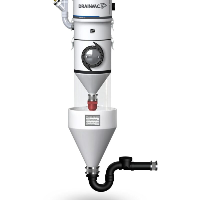 Centrale DRAINVAC DF1A180-CB Cuve Basse 'Eau & Poussière', à vidange automatique
