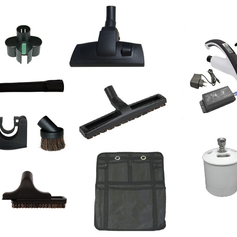 Set de nettoyage Premium Prestige 'Poussière' pour système Retraflex avec poignée à cran d'arrêt et commande Wifi yc Recepteur + accessoires