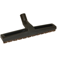 Brosse pour sol dur avec roulettes - 35cm - crin de cheval