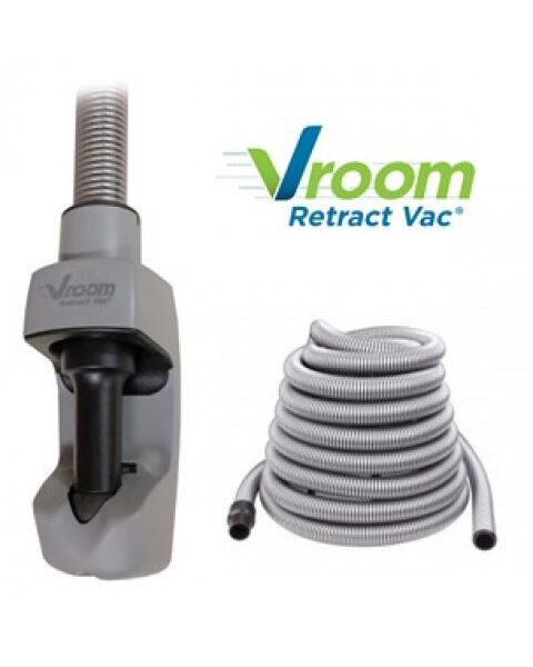 Ensemble d'installation avec 1 prise + 1 flexible 12 m pour système Retract Vac