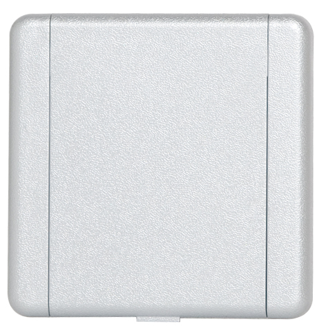 Prise carrée eurovalve - Spray argent