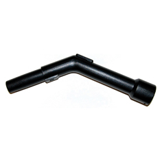 Poignée courbée 32mm pour flexible - PVC - noire