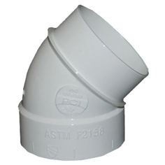 Coude 45ø mâle/femelle