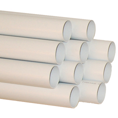Fagot de 10 Tubes PVC (5,08cm x 1,5m) blanc