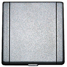 Prise carrée eurovalve Métal - étain