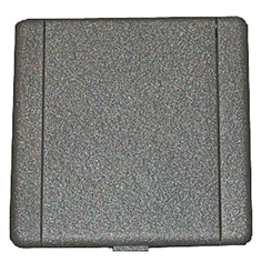 Prise carrée en métal - nickel