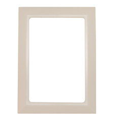 Encadrement de prise 'Porte Pleine' TUY-04-1 - Blanc