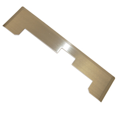 Plaque décorative en acier inoxydable pour prise cuisine - Vacpan